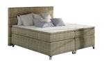 Boxspringbett ELEGANCE Beige - Breite: 140 cm