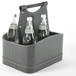 Flaschenhalter SIXFLSK32GR Grau - Kunstleder - 25 x 19 x 32 cm