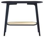 Table console Taivalkoski Noir - Bambou - 100 x 80 x 35 cm