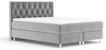 Boxspringbett Excelsior Grau - Breite: 140 cm