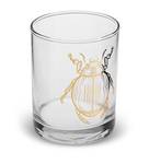 Trinkglas Halloween Käfer