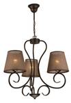 Chandelier PURAHT Marron - 47 x 75 x 47 cm