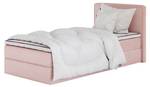 Boxspringbett MITTO CONTI Pink - Breite: 80 cm - H2