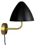 Wandlampe OULU Schwarz - Messing