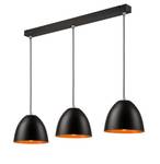 Lustre suspension LEVI Noir - Métal - 18 x 66 x 66 cm