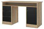 Schreibtisch FunctionPlus Braun - Holz teilmassiv - 126 x 76 x 55 cm