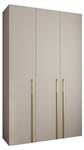 Drehtürenschrank Como 3 Beige - Gold - 150 x 50 cm