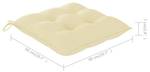 Gartenstuhl (4er Set) 3009169-3 Creme