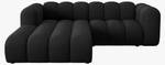 modulares Ecksofa LUPINE 3 Sitzplätze Schwarz