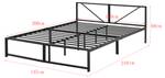 Metallbett Meran Breite: 145 cm