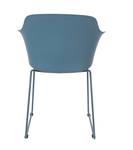 Fauteuil de table Tango Matière plastique / Acier - Bleu