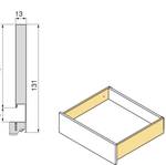 Schublade Vertex 3D 3186812 Weiß - Tiefe: 30 cm