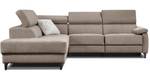 Ecksofa Taunus (5-Sitzer) Taupe