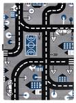 Tapis Petit City Ville Rue Gris 80 x 150 cm