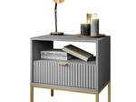 Nachttisch CORTADO GOLD S54 Grau