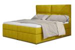 Boxspringbett GLOW Gelb - Breite: 165 cm