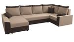 Ecksofa PAULI-LONG Beige - 307 x 90 x 161 cm - Ecke davorstehend rechts