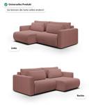 Ecksofa Krewitz Mini Altrosa