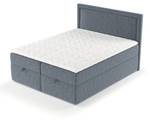 Premium Boxspringbett Pao Blau - Breite: 200 cm