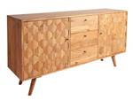 Sideboard MYSTIC LIVING Braun - Massivholz - Holzart/Dekor - 145 x 75 x 40 cm