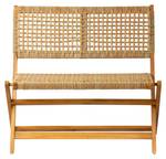 Banc de jardin NATAL Marron - Bois massif - 57 x 85 x 95 cm