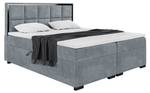 Boxspringbett Dani Black Grau - 200 x 234 cm - H4