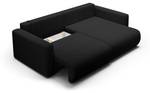 Ecksofa Achim Mini Schwarz