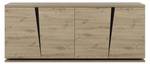 Buffet CRACK Braun - Holzwerkstoff - 45 x 91 x 221 cm