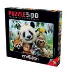 500 Teile Puzzle Selfie Zoo