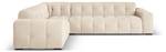 Ecksofa KENDAL 6 Sitzplätze Beige