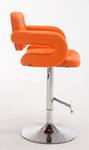 Barhocker Dublin Orange - Silber