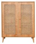 Kommode Selara Braun - Holz teilmassiv - 40 x 110 x 90 cm