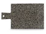 Servierplatte m. Griff, Granit Grau - Stein - 18 x 1 x 30 cm
