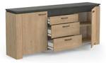 Buffet Austin Beige - Bois manufacturé - 42 x 88 x 204 cm