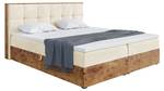 Boxspringbett Lofty 8 Beige - Breite: 129 cm - H4