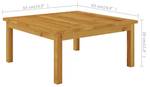 Garten-Lounge-Tisch 312431 Braun - Massivholz - Holzart/Dekor - 63 x 30 x 63 cm