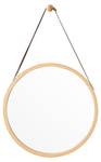 Miroir mural Bykle Beige - Bambou - 38 x 60 x 2 cm