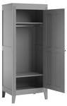 Armoire Milenne Gris - Bois manufacturé - 56 x 197 x 81 cm