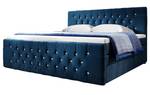 Boxspringbett Nobile Blau - Breite: 200 cm - H4