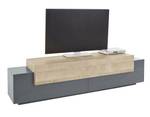 Meuble TV Teo Anthracite et Érable Anthracite