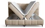 Boxspringbett Blosom Beige - Breite: 238 cm