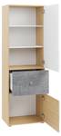 Kleiderschrank Step 02 Braun - Holzwerkstoff - 60 x 182 x 40 cm