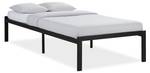 Metallbett mit Matratze 2640 Breite: 95 cm - Mit Lattenrost & Matratze