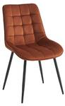 Chaise OLLUA Lot de 2 Marron - Textile - 60 x 87 x 49 cm