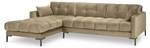 Ecksofa MAMAIA 5 Sitzplätze Beige