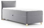 Boxspringbett Fren Mini Silber - Breite: 83 cm