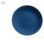 Kombiservice Ossia Basic (16-tlg) Blau - Keramik - 27 x 1 x 27 cm
