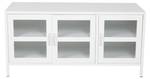 Meuble tv ACERO RTV120 3D Blanc - Métal - 120 x 58 x 48 cm