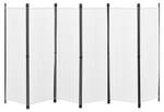 Raumteiler Huesca 6-teilig Weiß - Metall - 300 x 171 x 2 cm