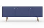 TV-Lowboard Primula Blau - Breite: 160 cm